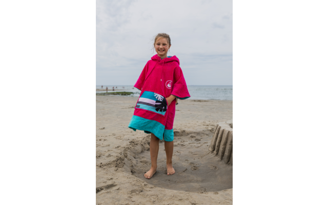 Product image Wave Hawaii cotton velour poncho 1