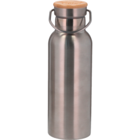 Bouteille isolante avec couvercle en bambou 500 ml Camplife