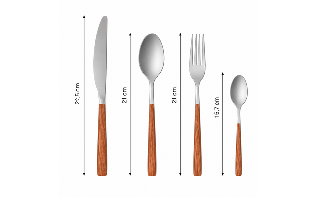 Product image Berger Wood cutlery set 16 pieces 1
