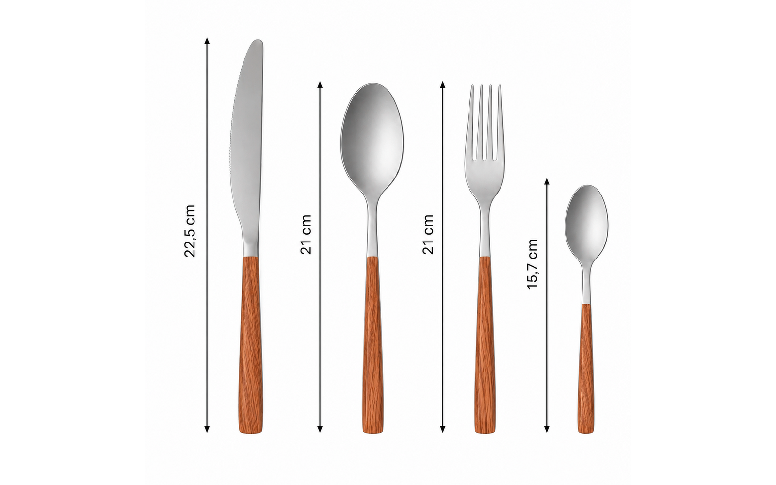 Product image Berger Wood cutlery set 16 pieces 1