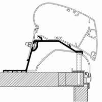 Thule Markisen-Adapter Dach Hobby Baujahr 2014 - 2023