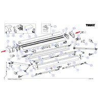Thule einddopset geschikt voor Omnistor 6300
