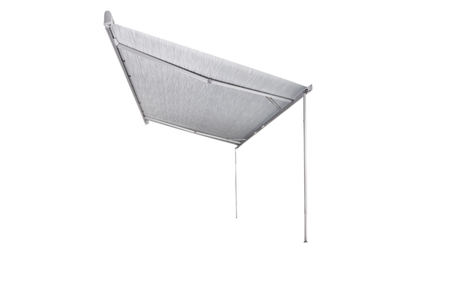 Product afbeelding Thule Omnistor 5200 Wandmarkise motorisiert Geh&auml;use Wei&szlig; Tuchfarbe Mystic Grey 5 Meter 1