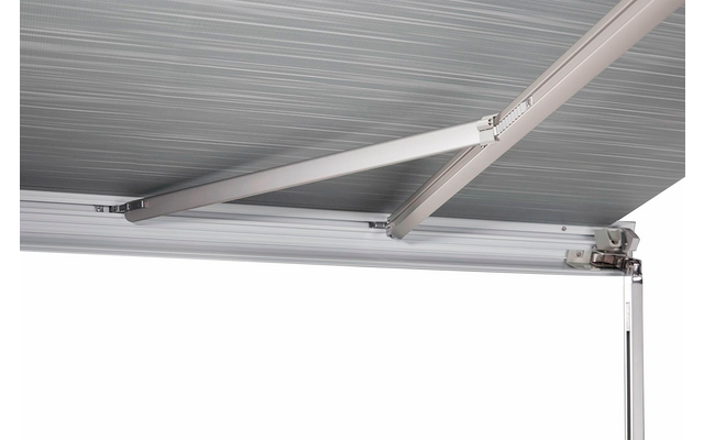 Product afbeelding Thule Omnistor 5200 Wandmarkise motorisiert Geh&auml;use Wei&szlig; Tuchfarbe Mystic Grey 5 Meter 1
