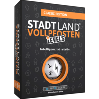Denkriesen Stadt Land Vollpfosten Livelli Edizione Classica Gioco di Carte 4 livelli Gioco di Parole