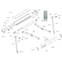 Fiamma eindstop rechts diameter 43 mm voor F40 bestelwagen Fiamma artikelnummer 98673-148