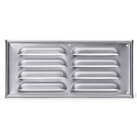 H&uuml;lsberg Kiemenblech Bel&uuml;ftung Aluminium eloxiert 25,5 x 11,5 cm