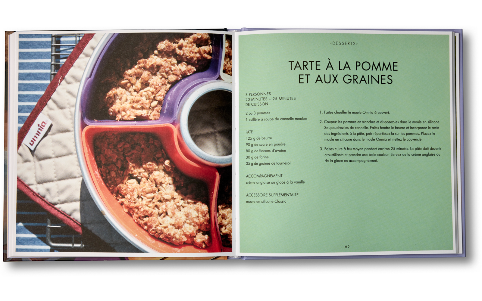 Produktbild Omnia Backbuch mit 45 Rezepten f&uuml;r den Omnia Backofen 1