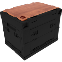 Berger CamperBox L 30 faltbare Multifunktions- und Aufbewahrungsbox Schwarz