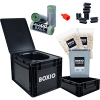 Boxio Toilet Max Plus droogtoilet gescheiden opvang - complete set
