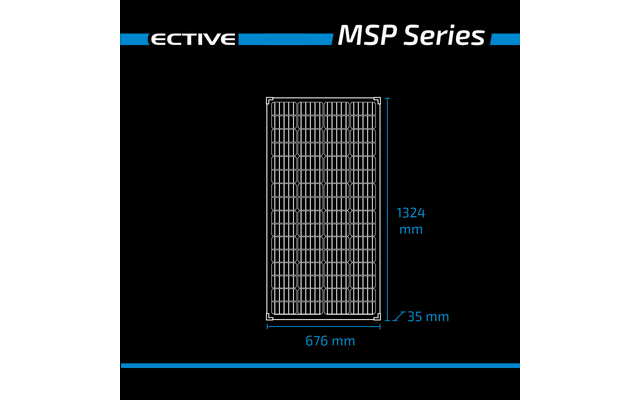 Ective MSP 175s Black Monokristallines Solarmodul