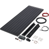 Büttner Elektronik Solar-Komplettanlage Power Blackline Solar Kit MT 150 / 1 x 150 W