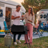 Kleines Produktbild Berger Koffergasgrill schwarz 1