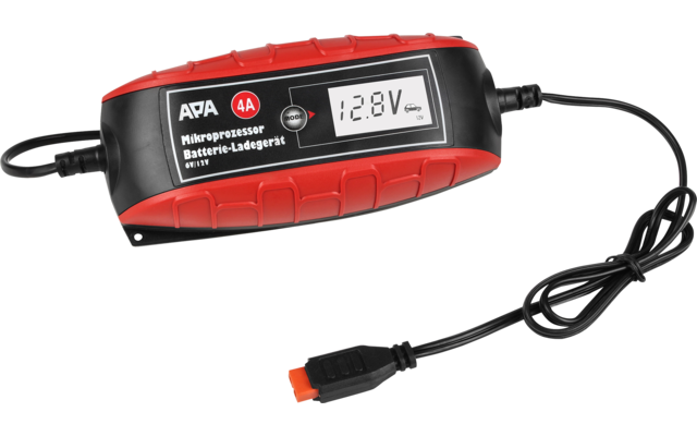 Apa microprocessor acculader, 9-traps, laadbehoudfunctie, 6/12V, 4A