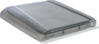 MPK VisionStar M Dachhaube Wohnwagen 400 x 400 mm ohne Dauerlüftung signalweiß für Dachdicken 25-60 mm 