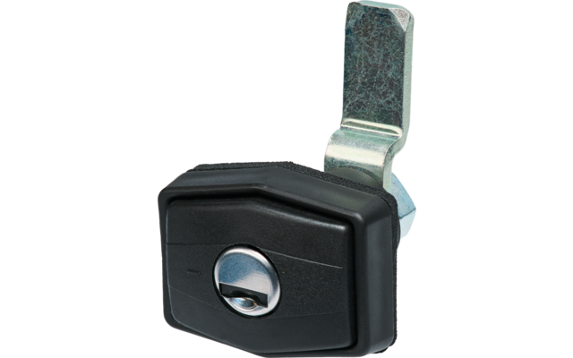 STS push-turn lock Hexagon for plug-in cylinder inserts STS / Zadi without cylinder black