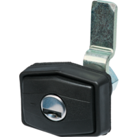 STS push-turn lock Hexagon for plug-in cylinder inserts STS / Zadi without cylinder black