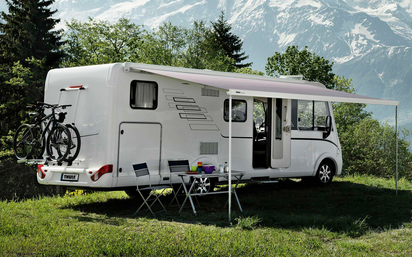 Produktbild Thule Omnistor 8000 Wandmarkise Geh&auml;usefarbe Wei&szlig;  1