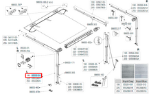 250002EH - Fiamma Spannstange mit Stützfuß links für Markise Caravan Store 190 Ersatzteilnummer 05532-01-