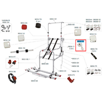 Fiamma Getriebe mit &Ouml;se passend f&uuml;r Fahrradtr&auml;ger Carry Bike Lift 77 Ersatzteilnummer 98656-784