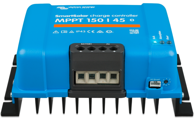 Product image Victron SmartSolar MPPT Solarladeregler f&uuml;r Batteriespannung 12/24/48 V mit Bluetooth 1