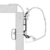 Kleines Produktbild Thule Omnistor Markisenadapter f&uuml;r Frankia Wohnmobile Wandmontage 1