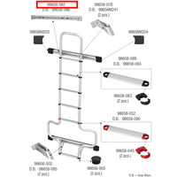 Fiamma Befestigungsstange f&uuml;r Leiter Deluxe DJ / DJ H3 Ersatzteilnummer 98658-082