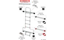 250002SE - Fiamma Befestigungsstange für Leiter Deluxe DJ / DJ H3 Ersatzteilnummer 98658-082