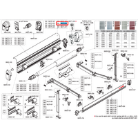 Fiamma Geh&auml;usedeckel f&uuml;r Markise F45s 400 Polar White Ersatzteilnummer 98673-026