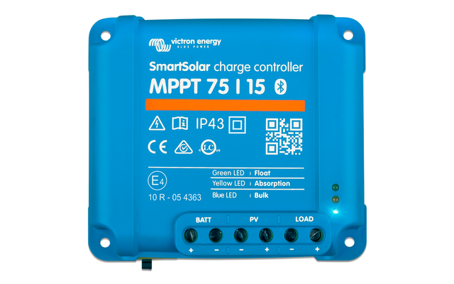 Victron energy SmartSolar 75/15 MPPT zonne-laadregelaar 10 A 12 / 24 V