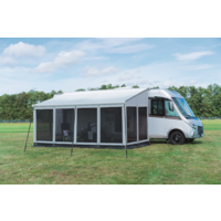 Parete laterale destra Wigo One per tendalino per protezione da sole, vento, privacy, zanzare e pioggia 250 cm / L