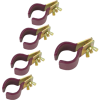 Berger Rohrschelle gummiert 5er Pack 25 - 28mm