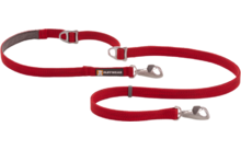 Ruffwear Switchbak Guinzaglio per cani con clip Crux Lunghezza regolabile Red Sumac