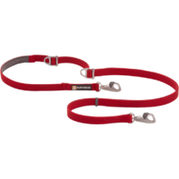 Ruffwear Switchbak Dog Leash with Crux Clip Adjustable Length Red Sumac