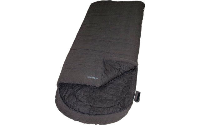 Outdoor Revolution Starfall Midi 400 sleeping bag with flannel pillowcase charcoal