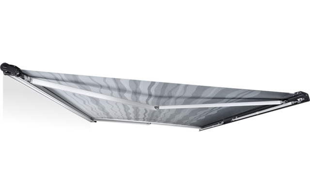 Dometic PerfectRoof PR 2000 Dachmarkise Gehäusefarbe Weiß Tuchfarbe Horizon Grey 3,5 m