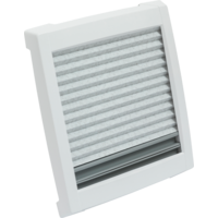 MPK Dachhaube VisionVent S Pro 28 x 28 cm mit Rollo signalweiß