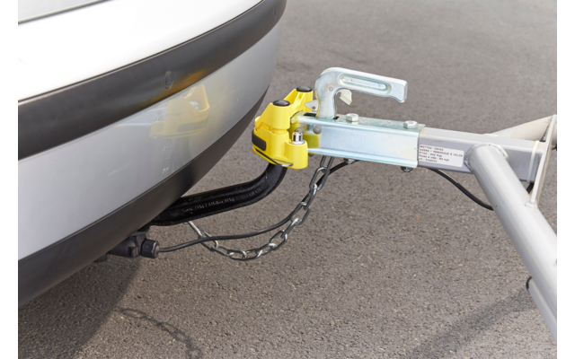 HP Autotoebehoren anti-diefstalapparaat voor aanhangwagen geel