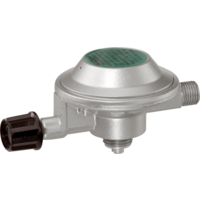 Regolatore di bassa pressione GOK EN61 GAZ x G1/4LH-KN senza dispositivo anti-rottura tubo 29 mbar