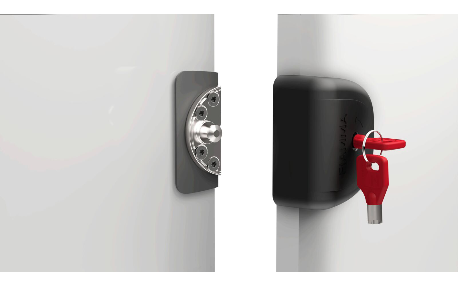 Produktbild Fiamma Safe Door Van Sicherheitsschloss Diebstahlschutz f&uuml;r Ducato / Sprinter / Transporter / Transit / Master / Boxer  1