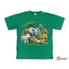 Kleine productafbeelding Harlekijn Huilende Wolf Pups Kinderen T-Shirt 1
