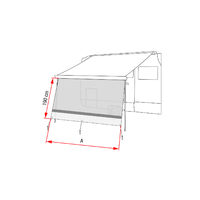 Paroi avant d’auvent Sun View XL Fiamma