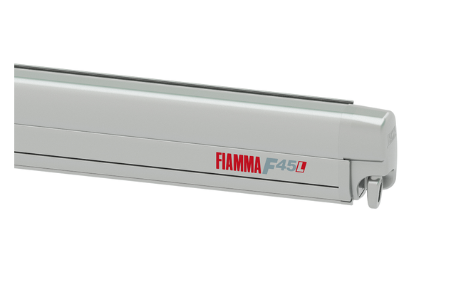 Fiamma F45L 500 Markise Gehäusefarbe Titanium Tuchfarbe Royal Blue 500 cm