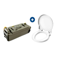 Thetford Fresh-Up Set C2 / C3 / C4 Serie Toiletten-Aufbereitungsset 2 teilig linkes Modell