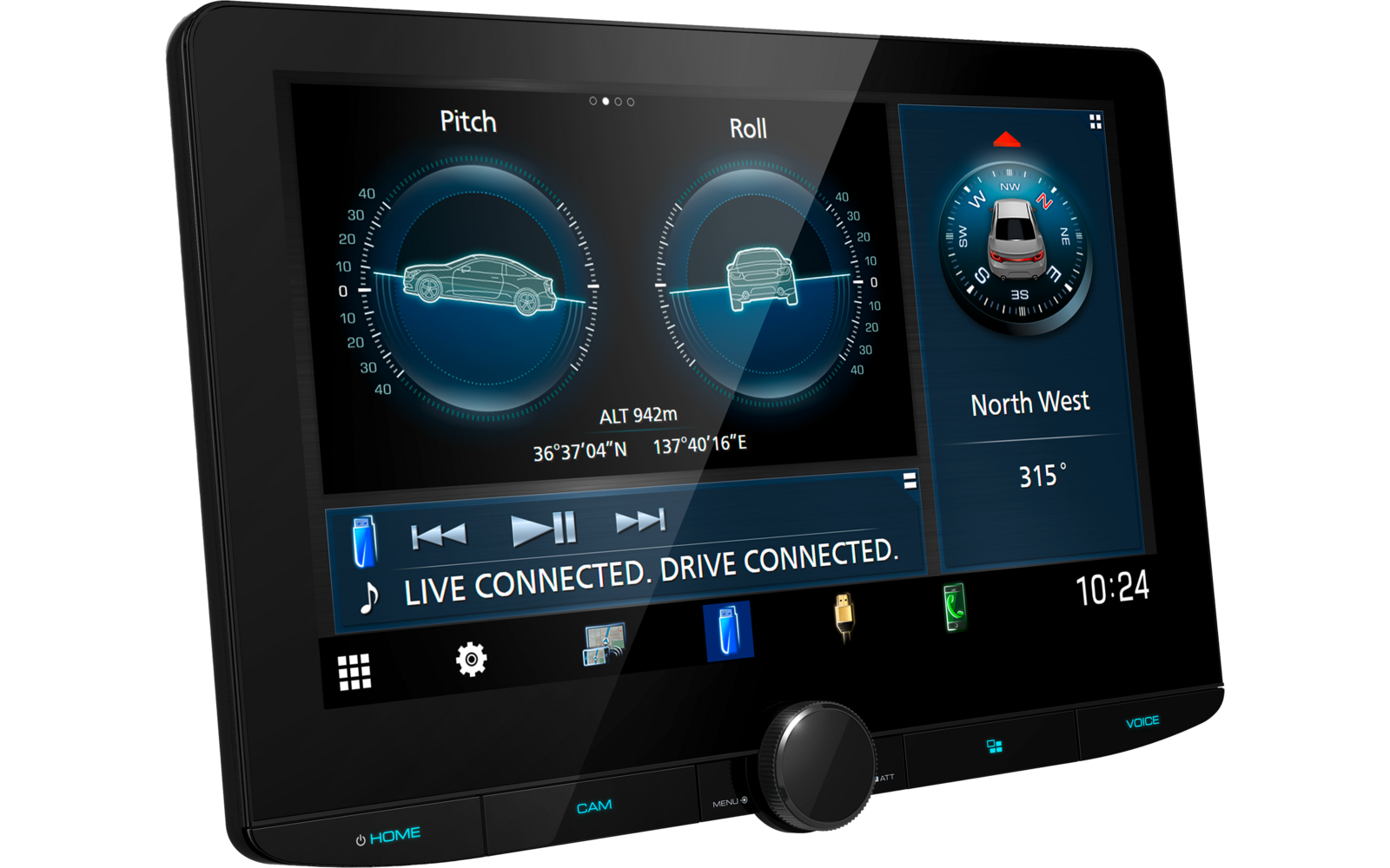 Produktbild Kenwood DMX9724XDS Moniceiver 10,1 Zoll 1