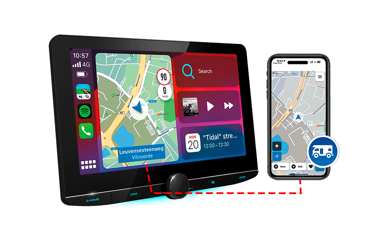 Produktbild Kenwood DMX9724XDS Moniceiver 10,1 Zoll 1