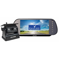 Falcon Magnetic Wireless Camera System R&uuml;ckfahrkamera magnetisch mit 7 Zoll Monitor schwarz