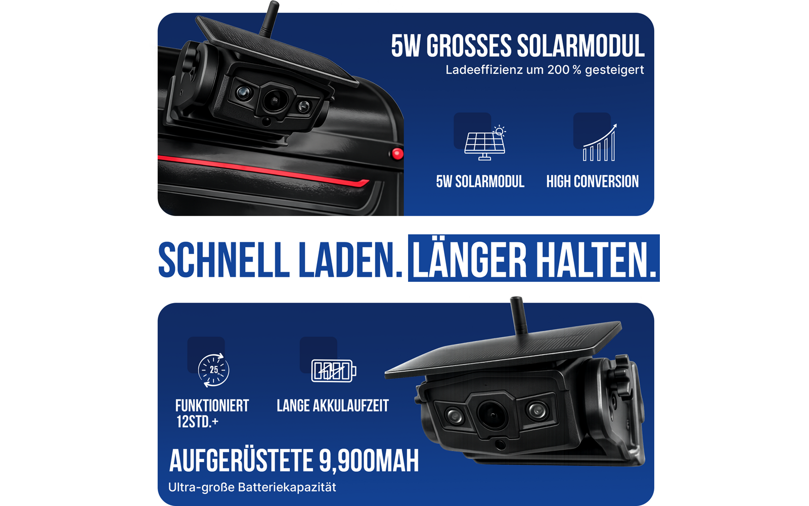 Produktbild Falcon Magnetic Wireless Camera System R&uuml;ckfahrkamera magnetisch mit 7 Zoll Monitor 1