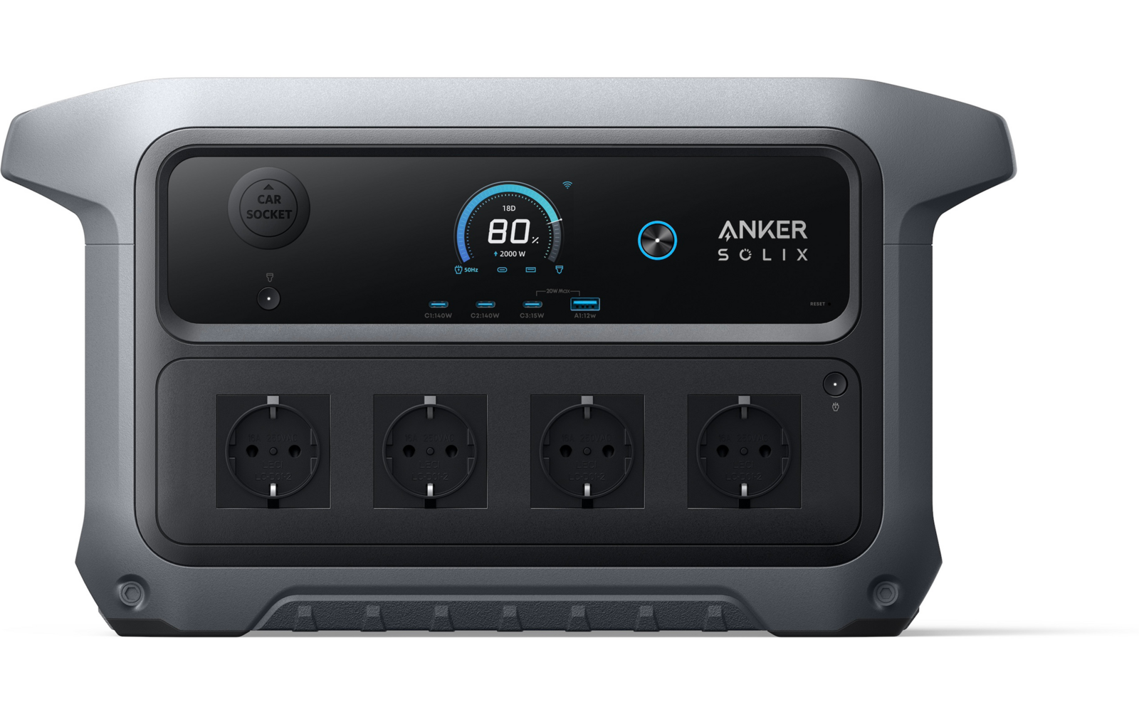 Produktbild Anker Solix C2000 Gen 2 Powerstation 2048 Wh 2400 W mit 800 W Solareingang 1