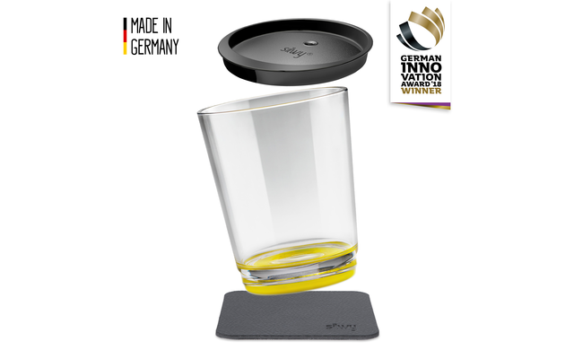 Silwy Magnetic Drinking Cup Triple - Oh Yellow